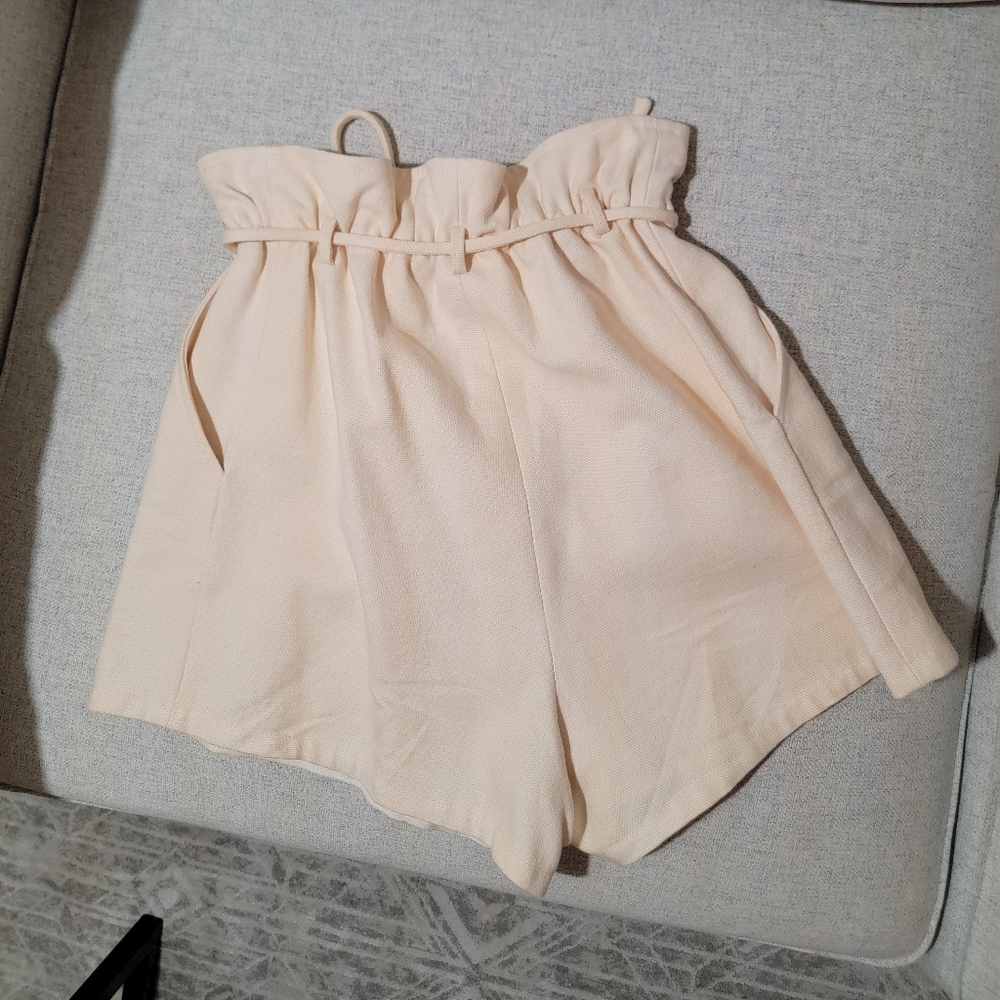 ba&sh Joa Shorts - XS - Off White Cream / Ecru - Picture 4 of 7